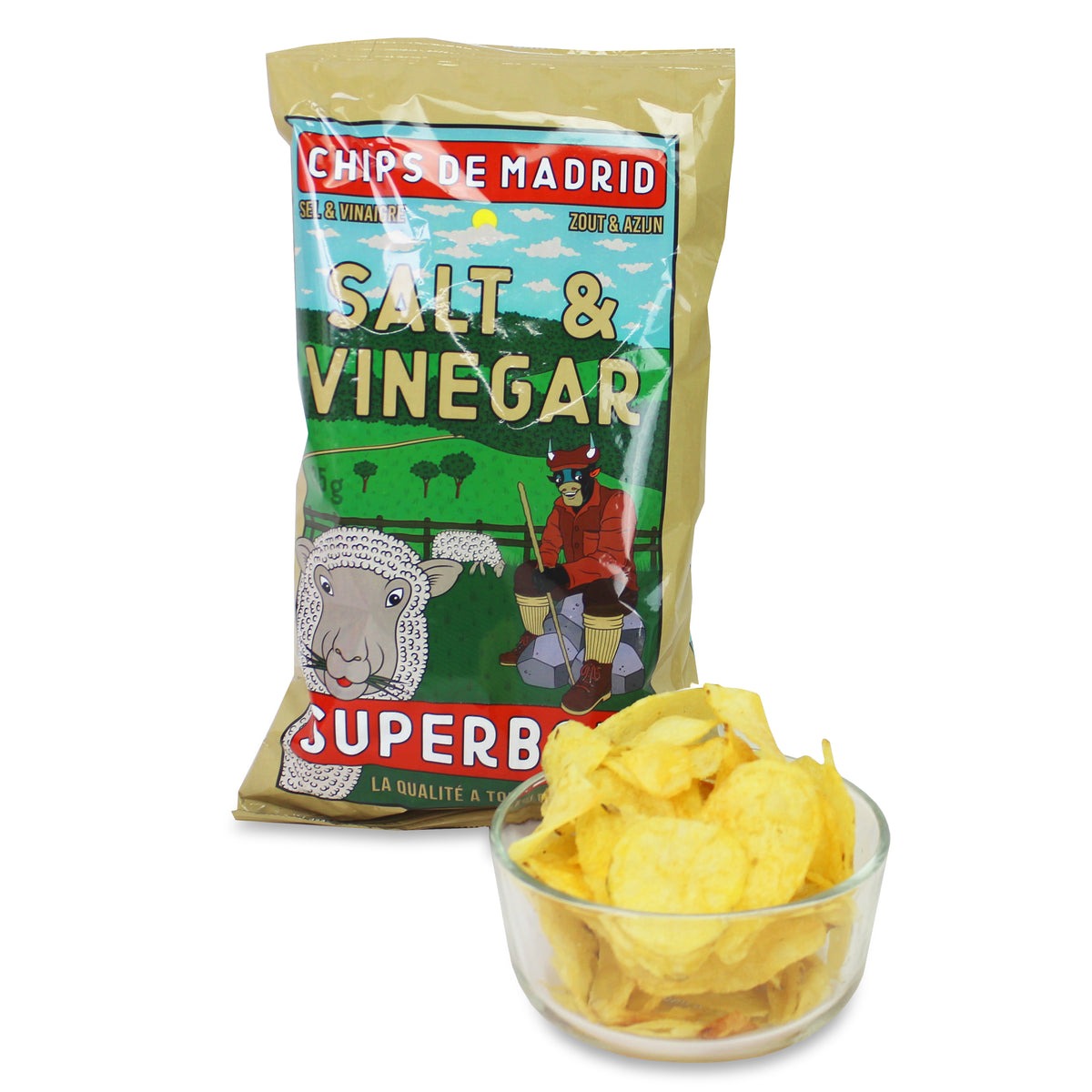 SUPERBON Salt & Vinegar (3 x 125g bags)