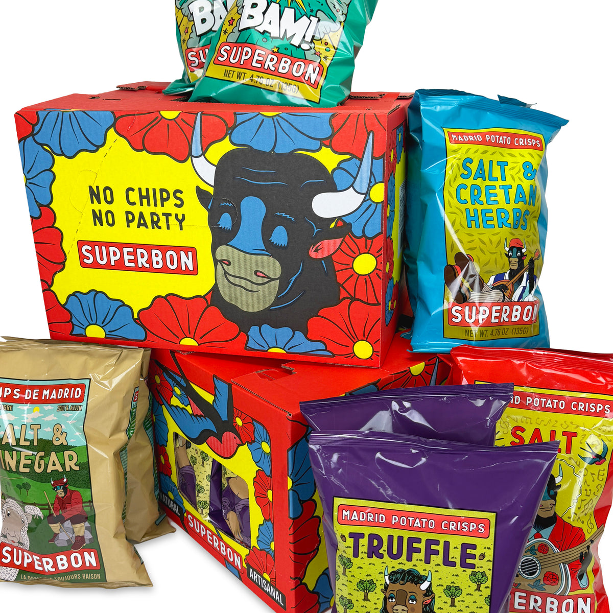 SUPERBON Variety Pack (10 x 125g bags)