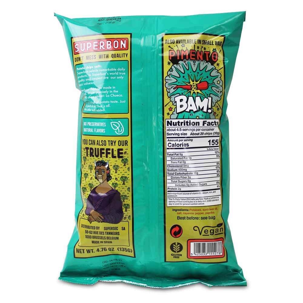 SUPERBON Pimento Potato Chip (3 x 125g bags)