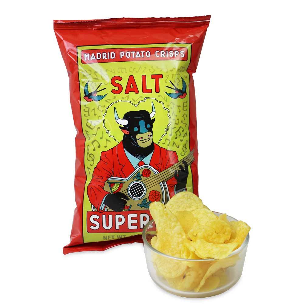 SUPERBON Sea Salt Potato Chip (3 x125g bags)