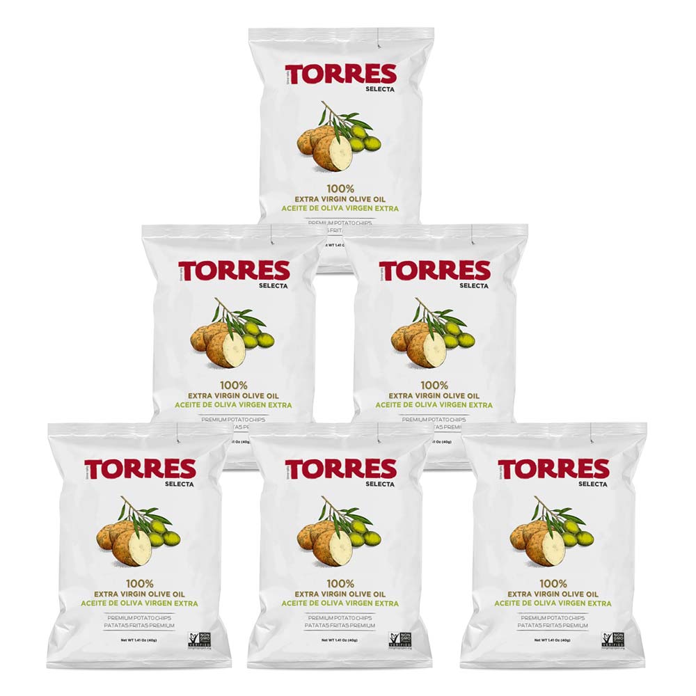 Torres Extra Virgin Olive Oil Chips 40g 6 Pack Chelsea Market Baskets torres-extra-virgin-olive-oil-chips-40g-6-pack-chelsea-market-baskets