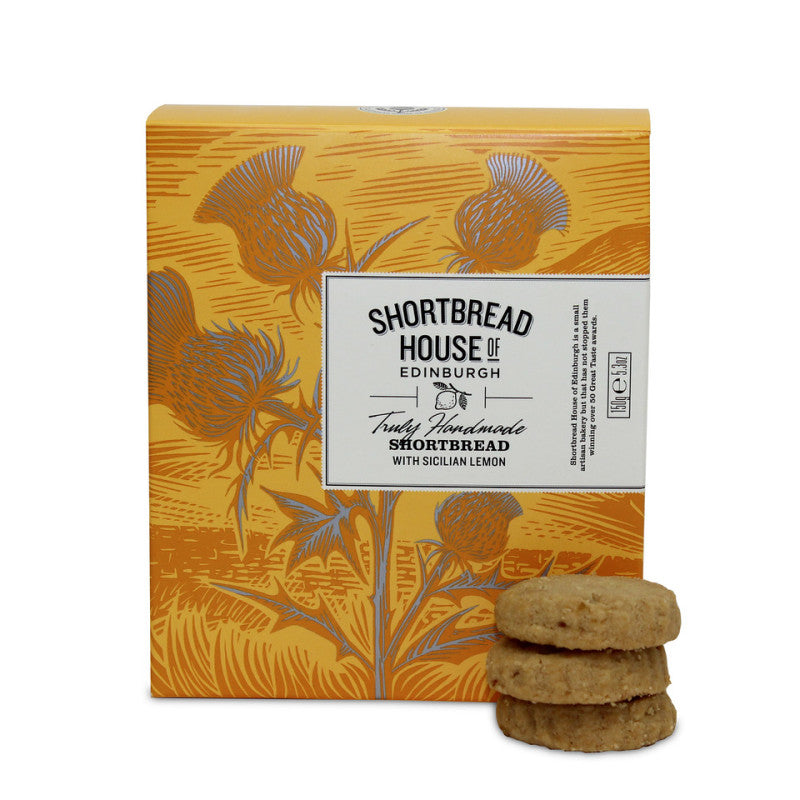 Shortbread House Lemon Mini Rounds Box 150g