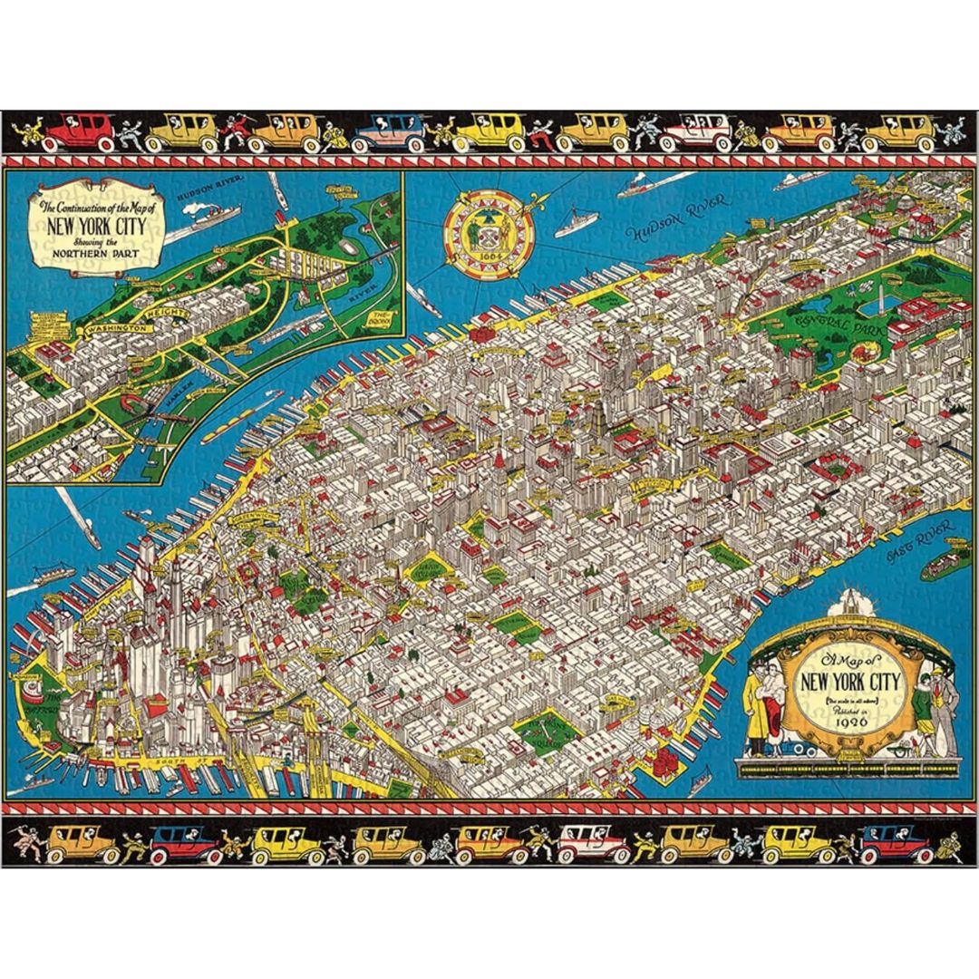 Cavallini & Co New York Vintage 1000 Piece Puzzle