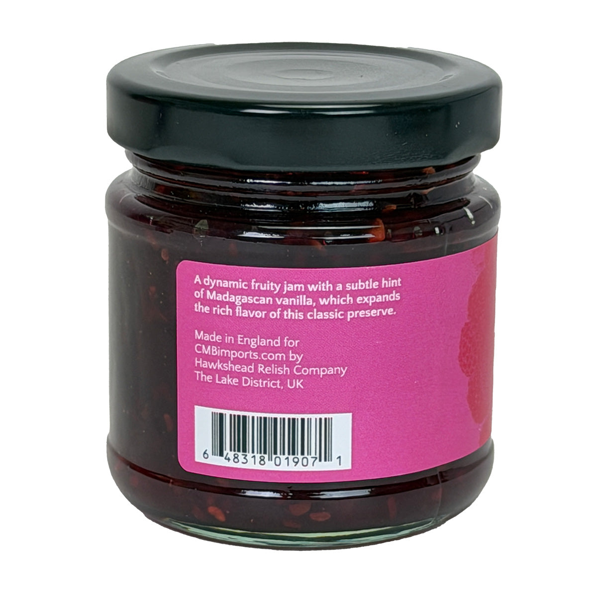 CMB Raspberry and Vanilla Jam 4oz