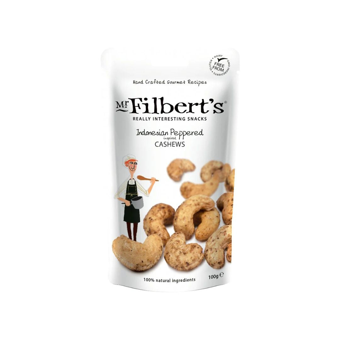 Mr. Filbert’s Indonesian Peppered Cashews (100g)